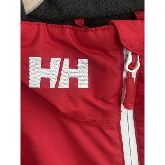 Helly Hansen Jacket Women Sz Small Red HELLY TECH® Ski Winter Coat Viking Logo - Picture 7 of 16